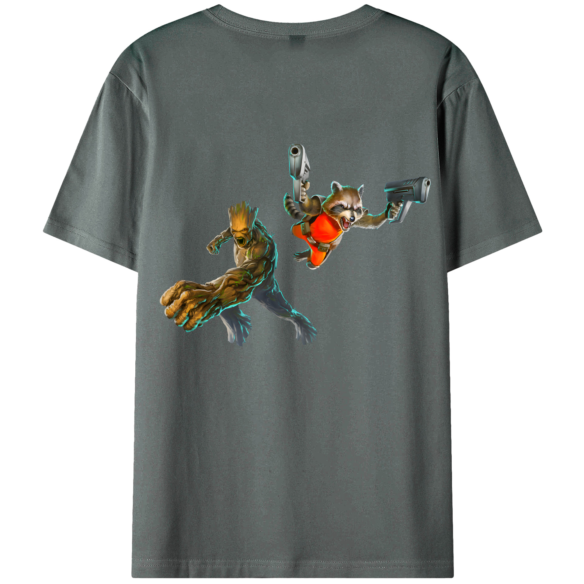 （画像用） アベンジャーズ The Avengers 綿100％ メンズ半袖Tシャツ（バックプリント） 通気性